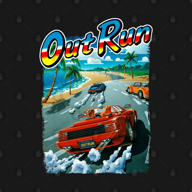 Mod.5 Arcade Out Run OutRun Video Game by parashop