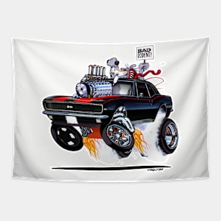 RAT POWER Black n Red 1967 Camaro Tapestry