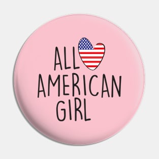 All american girl Pin