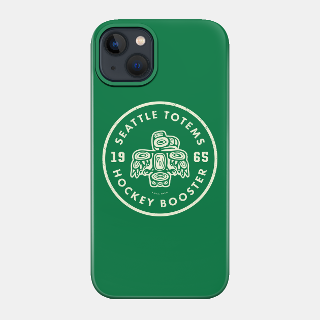 Seattle Totems Hockey - Booster Pin - Seattle - Phone Case