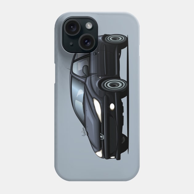 206 RC - Black Phone Case by Mario Ramos Rally Art