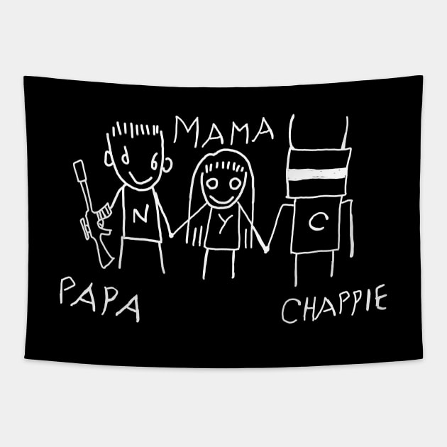 Chappie Family 2 Tapestry by BuckRogers