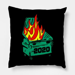 2020 Dumpster Fire Pillow