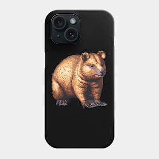 Pixelated Wombat Artistry Phone Case