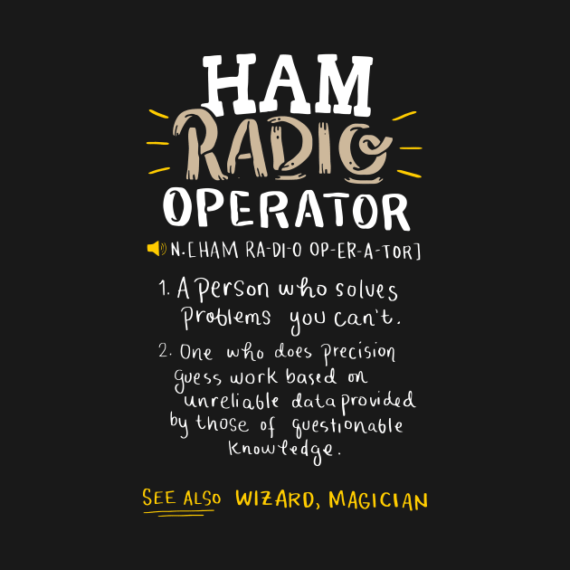 Ham Radio Operator by yeoys