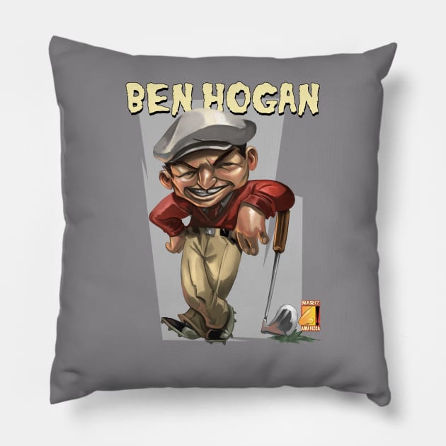 ben hogan Pillow by Narizamavizca