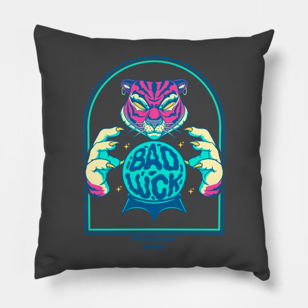 Bad luck Pillow by Wall Sprayer