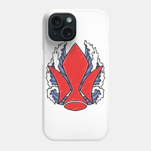 tekkadan logo wave Phone Case