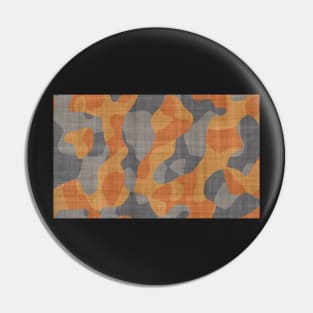 Orange and Grey camouflage pet bandana Pin