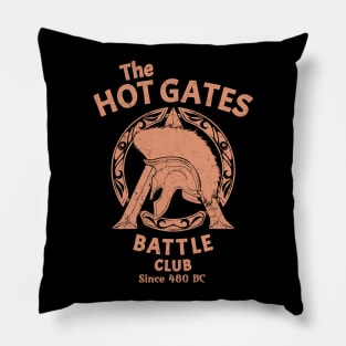 The Hot Gates Battle Club Pillow