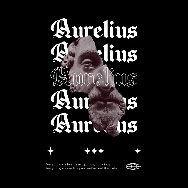 Marcus Aurelius, Stoic Streetwear by ThirdEyeDesign