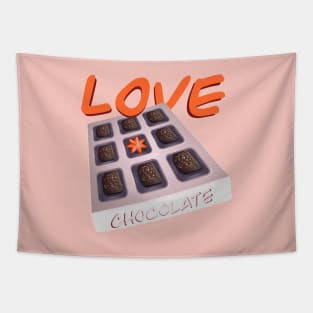 Love chocolate Tapestry