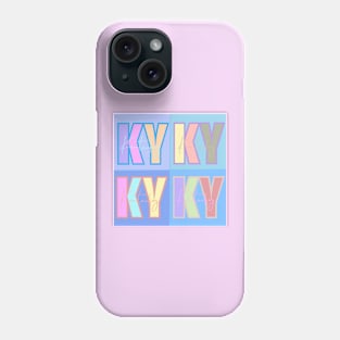 KY 4 square pastels Phone Case