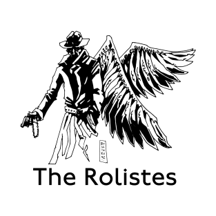 The Rolistes Podcast (Angel P.I. B&W) T-Shirt