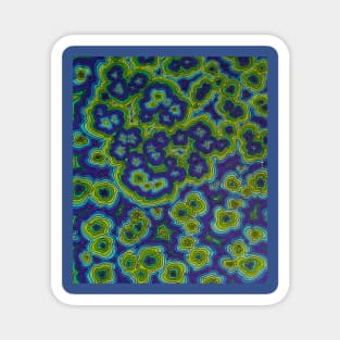 Zen Doodles in Blues & Greens 2 Magnet