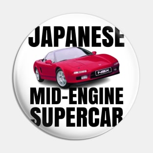 JDM Mid engine Supercar Pin