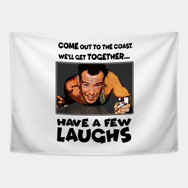 Come out to the coast. Christmas design Tapestry by HeardUWereDead