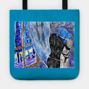 Gay Alien Kiss Tote