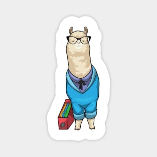 Alpaca Secretary Glasses Magnet