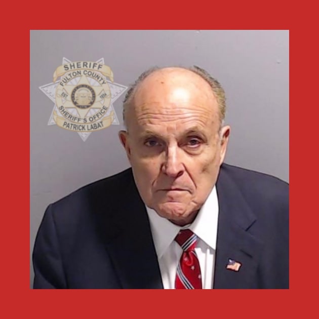 Rudy Giuliani Mugshot by artpsyops