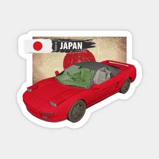 Red Acura NSX 1990 01 Magnet