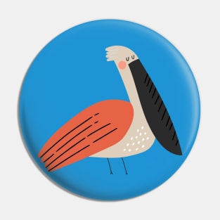 Naive Pelican Pin