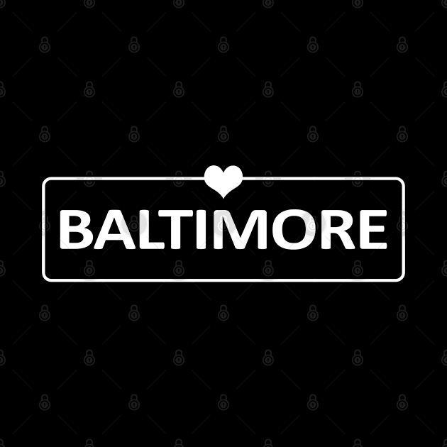 I Love Baltimore by ShopBuzz