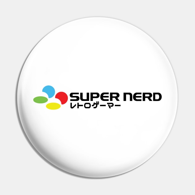 Super Nerd Pin by L. Marco Miranda