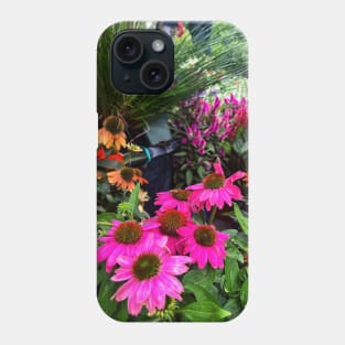 Multicolored blooms in NYC Flower District Phone Case