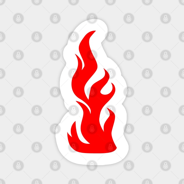 Flame Fire Magnet by ShirtyLife