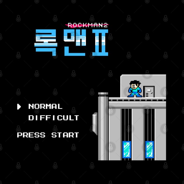 Mega Man 2 Korean Title Screen (Rockman) by retroworldkorea