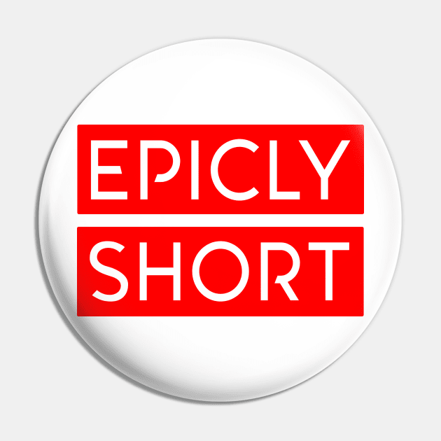 ES Stacked Inverted Name Pin by EpiclyShort