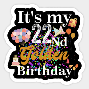22nd Birthday Ideas Stickers Teepublic