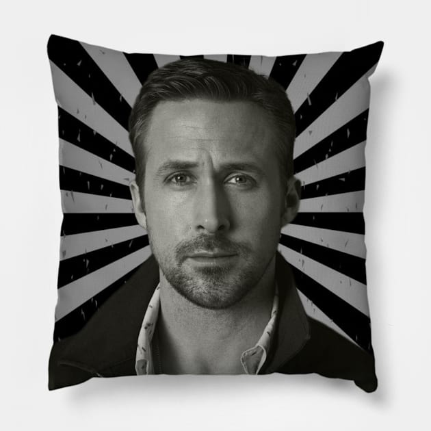 Retro Gosling Pillow by Tiru Store 