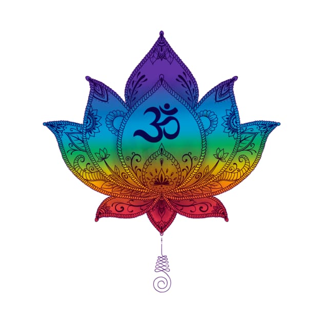 Chakra lotus flower by Steve Brown Illustration 