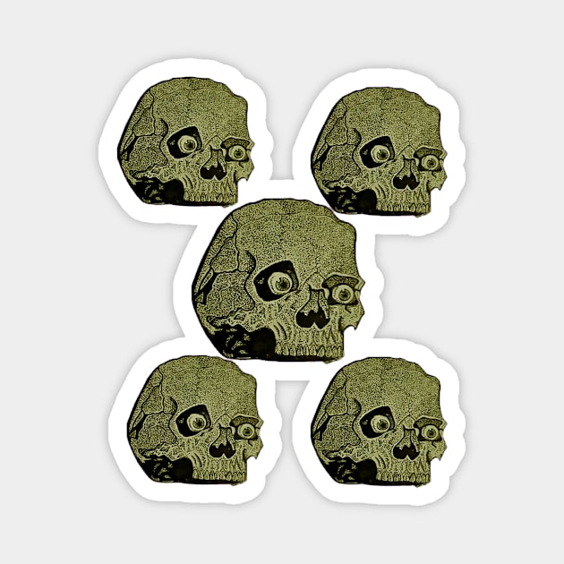 Mob Skulls Magnet by anggainviagust