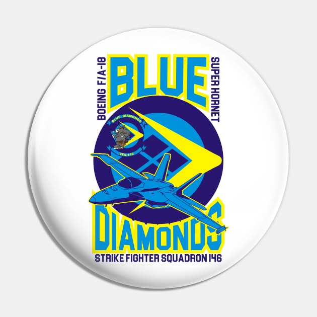VFA-146 Blue Diamonds Pin by MBK