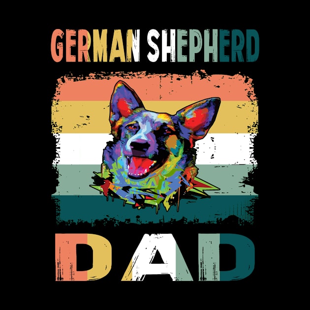 German Shepherd Dad by Uris