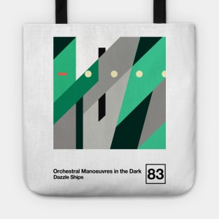 Dazzle Ships / Minimalist Style Graphic Artwork Design Tote