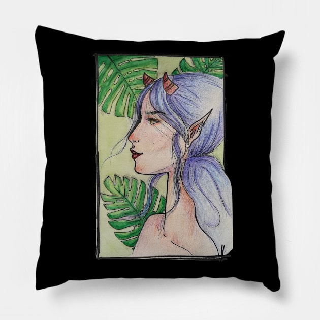 Laurel the nymph Pillow by Ghaida Shop