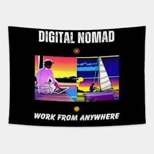 Digital Nomad Sets Sail Tapestry