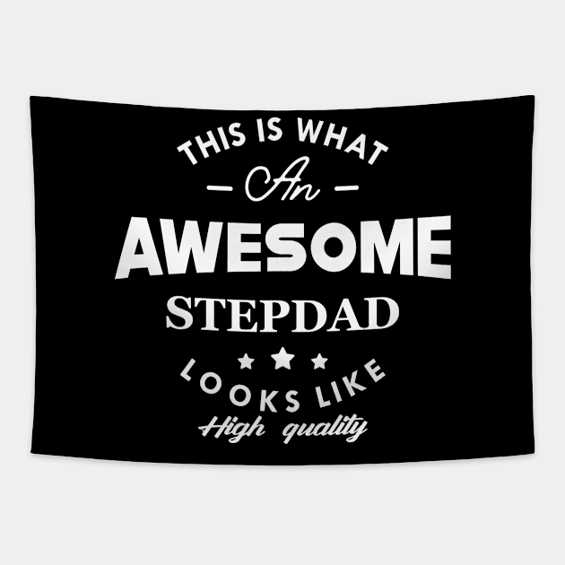 Stepdad - This is what an awesome stepdad look like Tapestry by KC Happy Shop