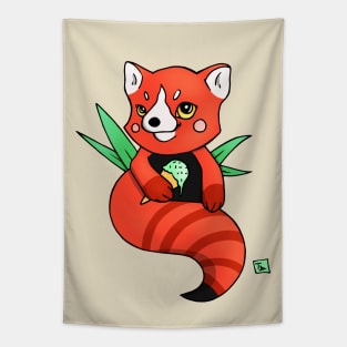 Red Panda With Ice-Cream Tapestry