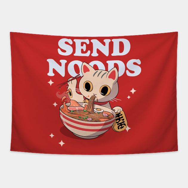 SEND NOODS Tapestry by narekmug