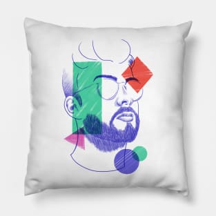 Bright Future Pen Drawing Pillow