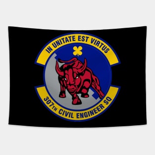 307 CES Unit Patch Tapestry