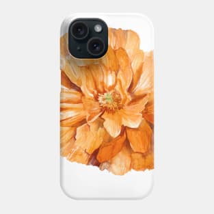 Orange Poppy Phone Case