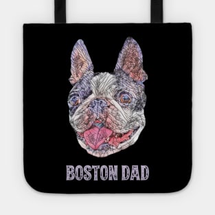 Boston Terrier Dad Father's Day Gift Tote