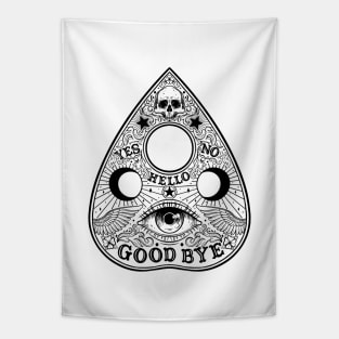 Ouija Planchette Board. All seeing eye Tapestry