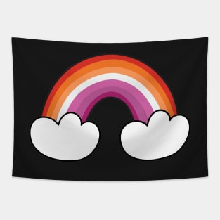 Lesbian pride flag Tapestry